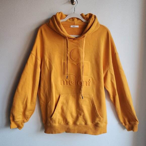 Isabel Marant Oversized Yellow-Orange Hoodie - Fits US S to L - Picture 3 of 16